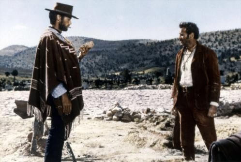 Clint Eastwood, Eli Wallach dans Le Bon, la brute et le truand