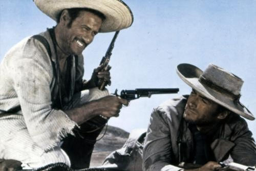 Clint Eastwood, Eli Wallach dans Le Bon, la brute et le truand