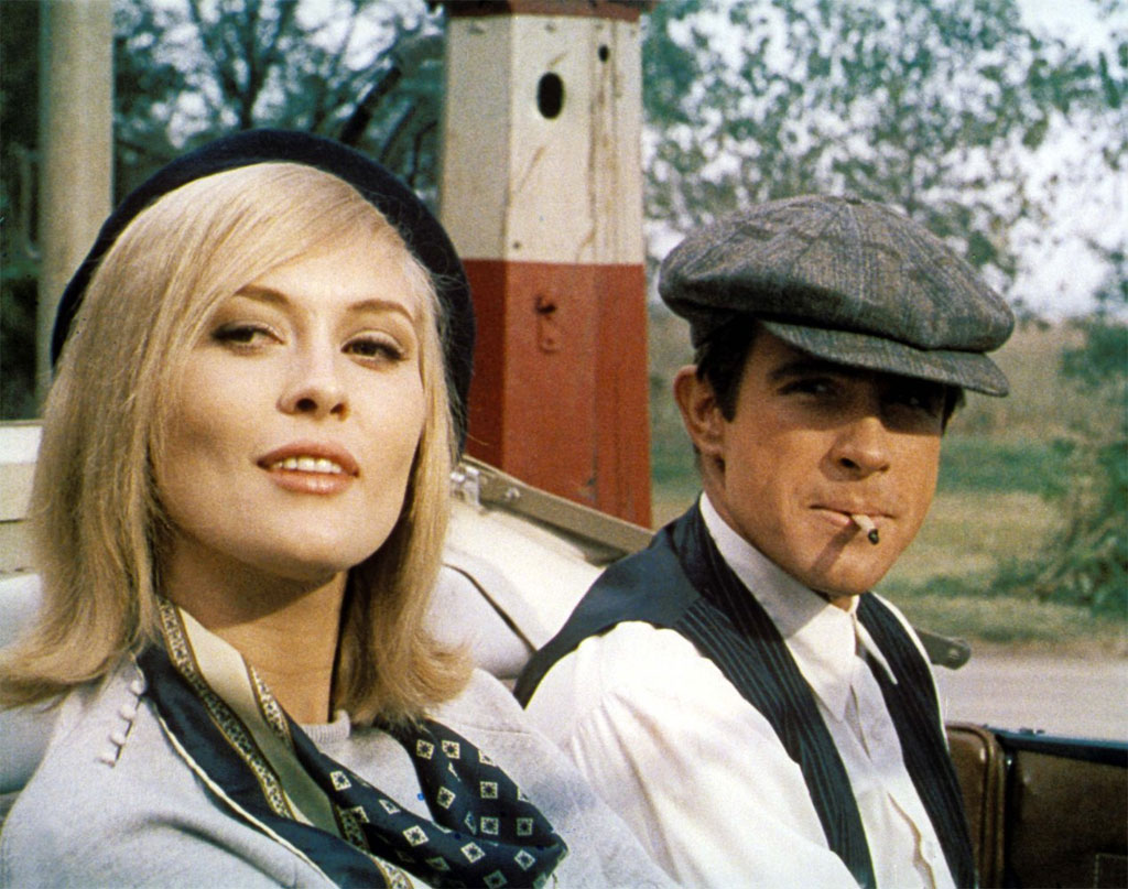 Faye Dunaway, Warren Beatty dans Bonnie & Clyde