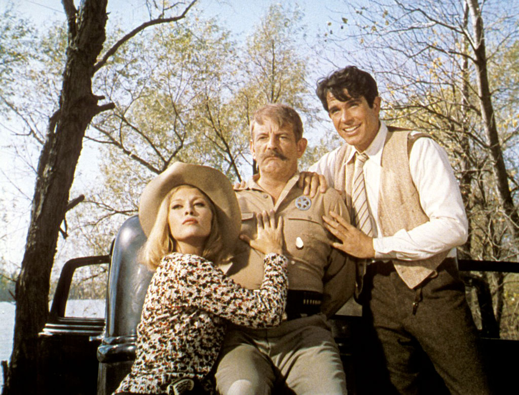 Faye Dunaway, Warren Beatty dans Bonnie & Clyde