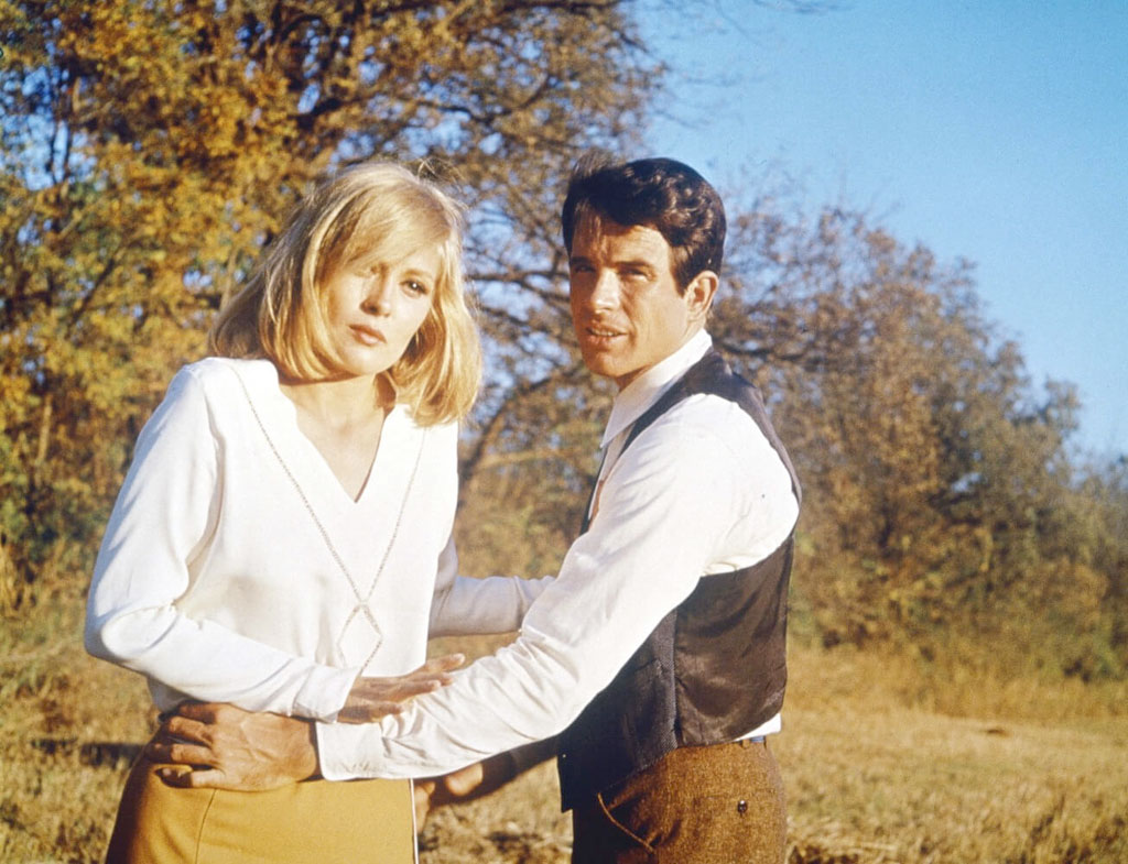 Faye Dunaway, Warren Beatty dans Bonnie & Clyde