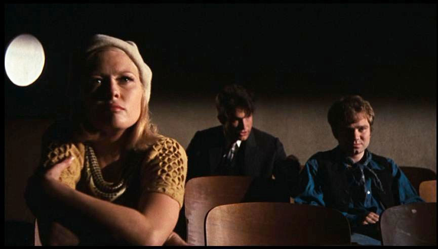Faye Dunaway, Warren Beatty, Michael J. Pollard dans Bonnie & Clyde
