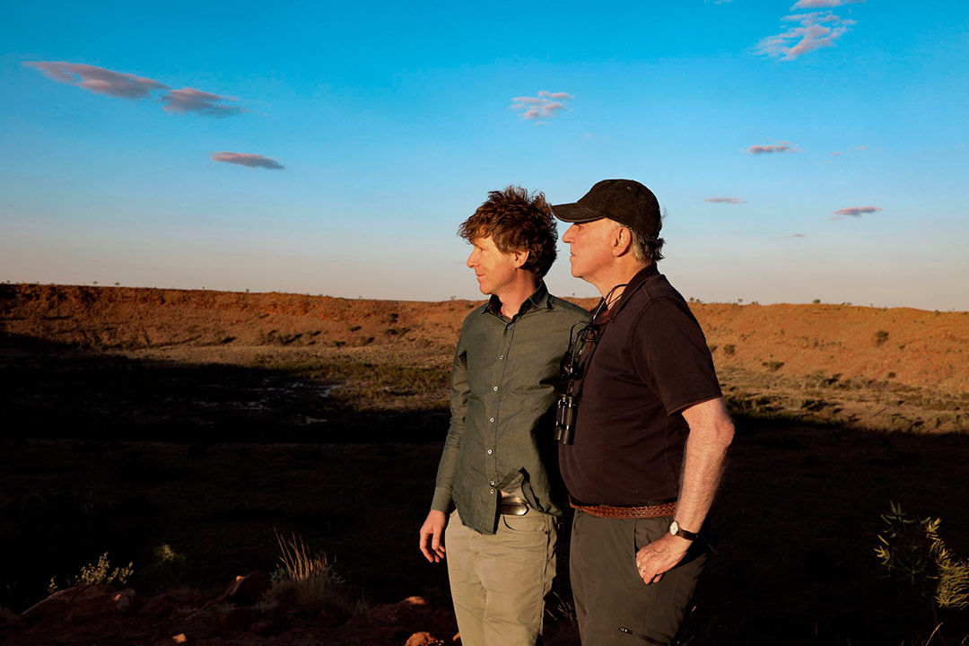 Werner Herzog, Clive Oppenheimer dans Boules de feu : depuis la nuit des temps