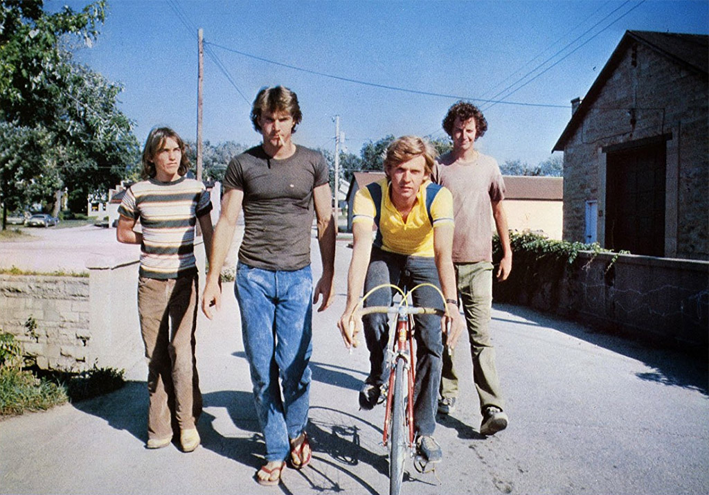 Dennis Quaid, Dennis Christopher, Jackie Earle Haley, Daniel Stern dans Breaking away