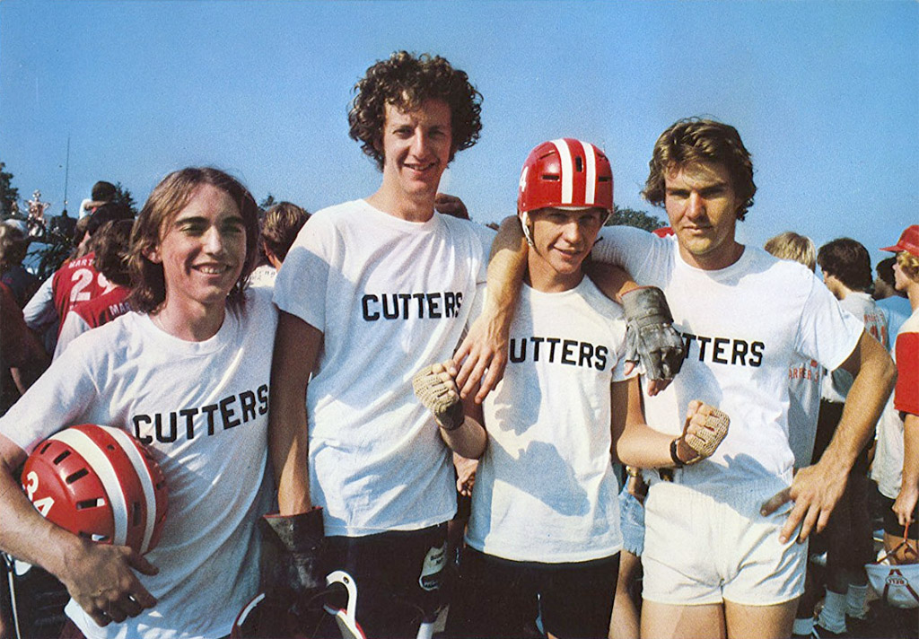 Dennis Quaid, Dennis Christopher, Jackie Earle Haley, Daniel Stern dans Breaking away