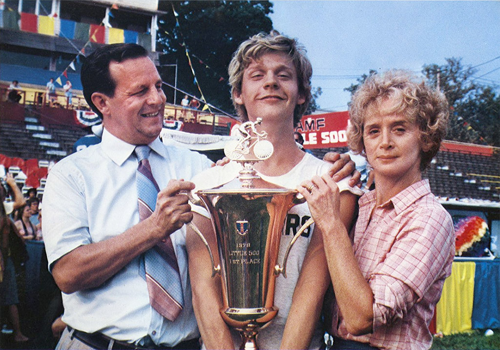 Barbara Barrie, Dennis Christopher, Paul Dooley dans Breaking away