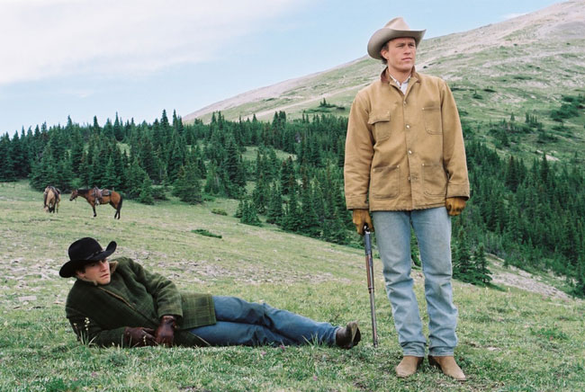 Heath Ledger, Jake Gyllenhaal dans Le secret de Brokebake mountain