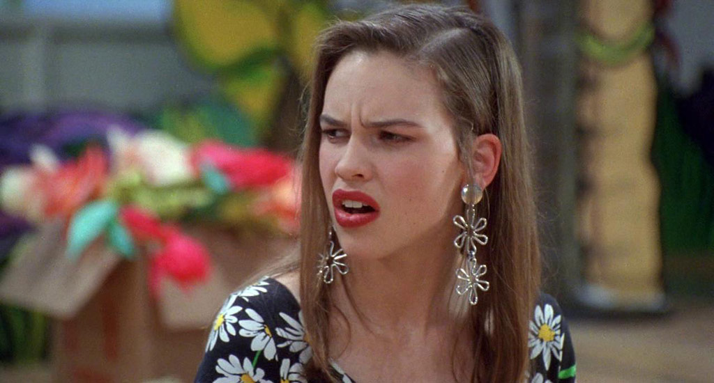 Hilary Swank dans Buffy, tueuse de vampires