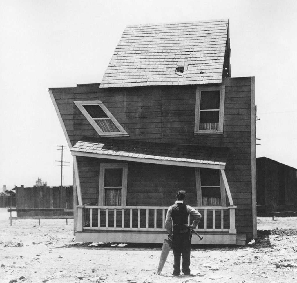 Buster Keaton sur La maison démontable