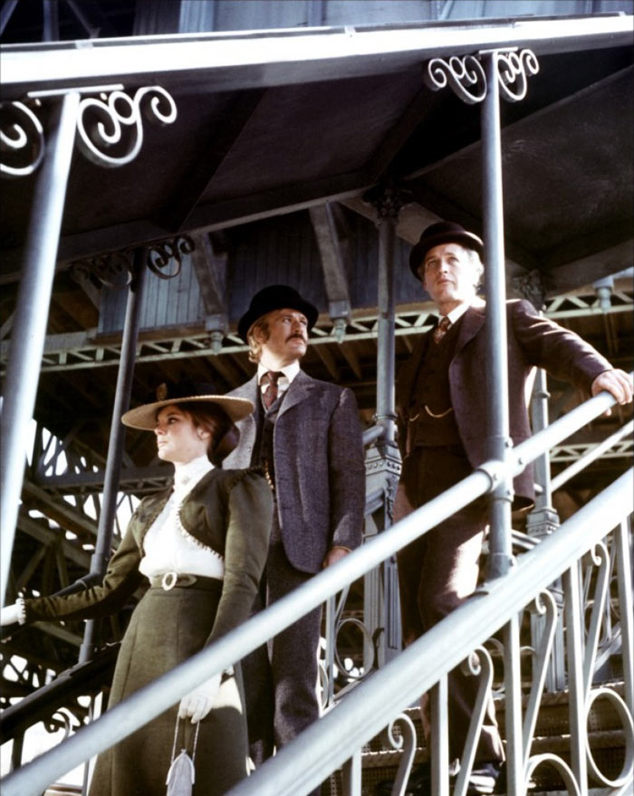 Katharine Ross, Robert Redford, paul Newman dans Butch Cassidy et le Kid