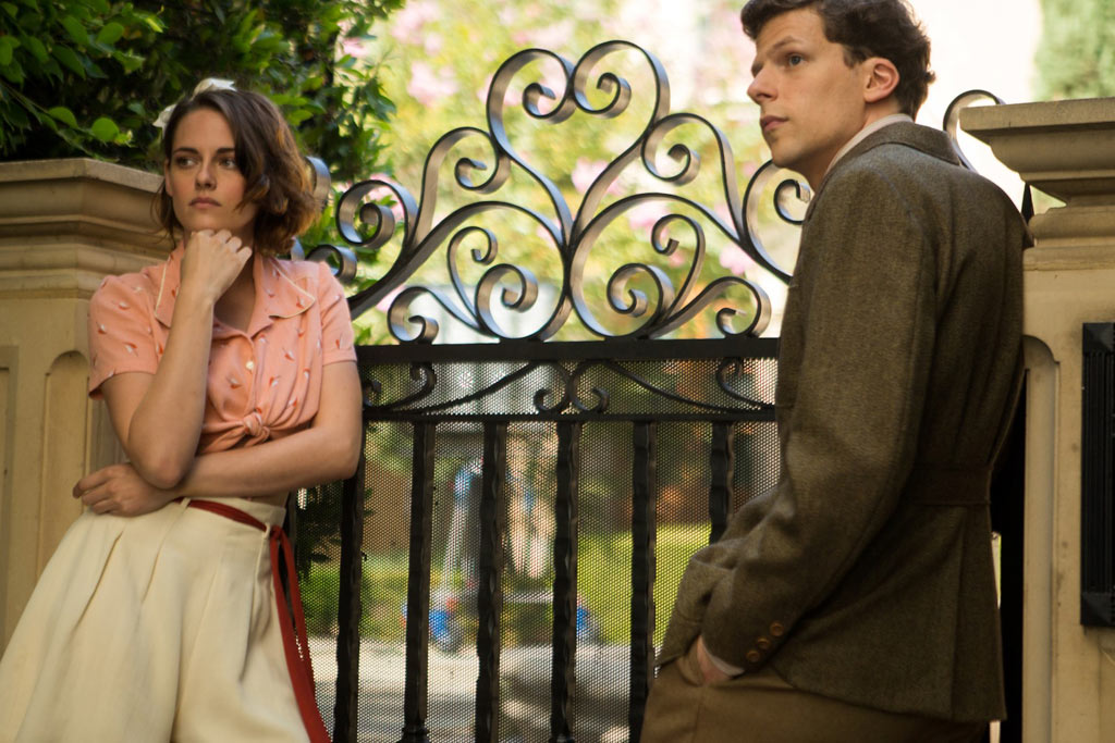 Jesse Eisenberg, Kristen Stewart dans Café Society