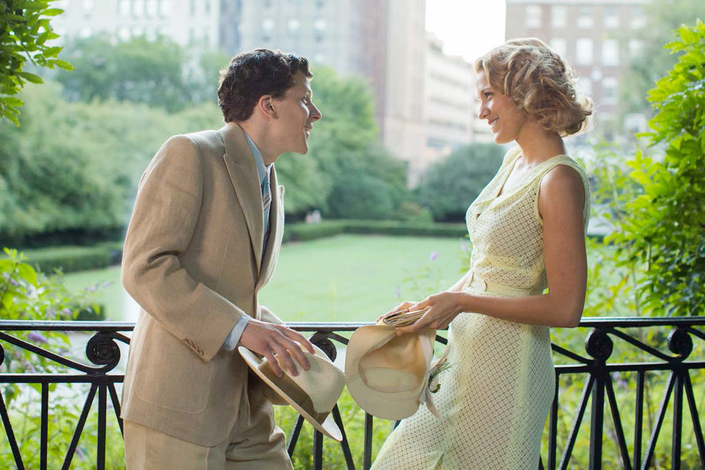 Jesse Eisenberg, Blake Lively dans Café Society