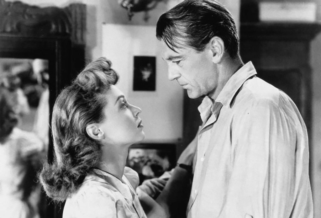 Lilli Palmer, Gary Cooper dans Cape et poignard