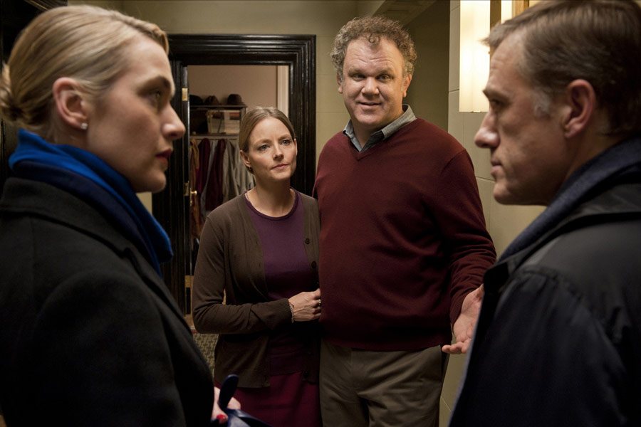 Jodie Foster, Kate Winslet, Christoph Waltz, John C. Reilly dans Carnage