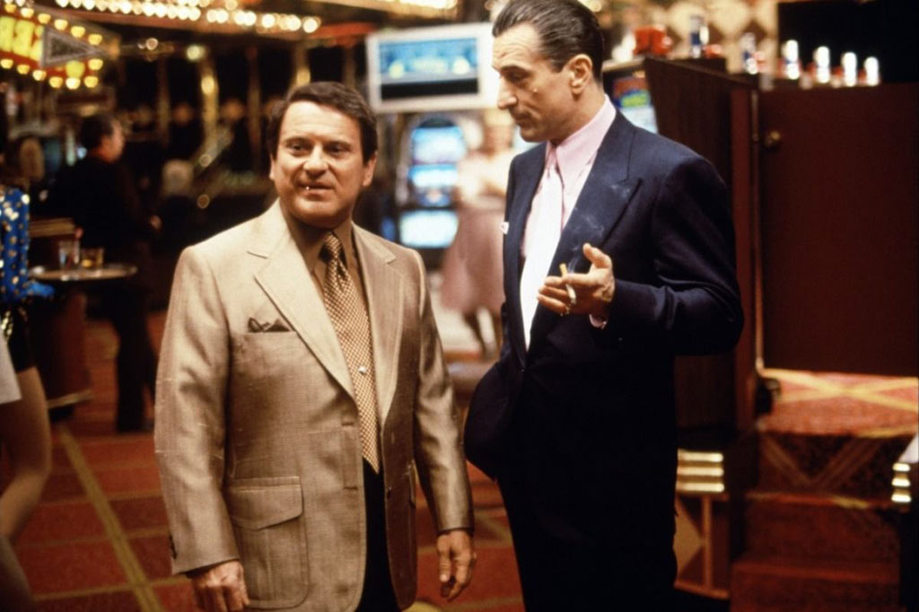 Robert De Niro, Joe Pesci dans Casino