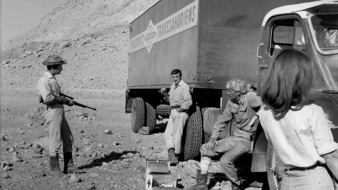 Jean-Paul Belmondo, Reginald Kernan, Lino Ventura dans Cent mille dollars au soleil