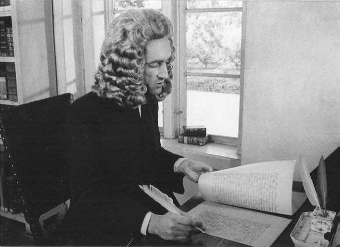 Gustave Leonhardt dans Chronique d'Anna Magdalena Bach (Chronik der Anna Magdalena Bach)