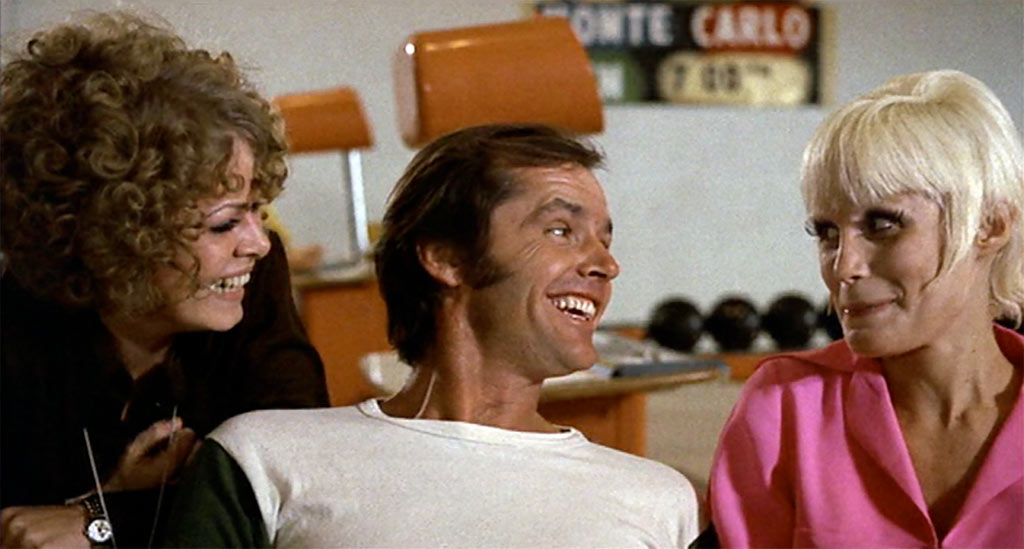 Jack Nicholson, Sally Struthers, Marlena MacGuire dans Cinq pièces faciles