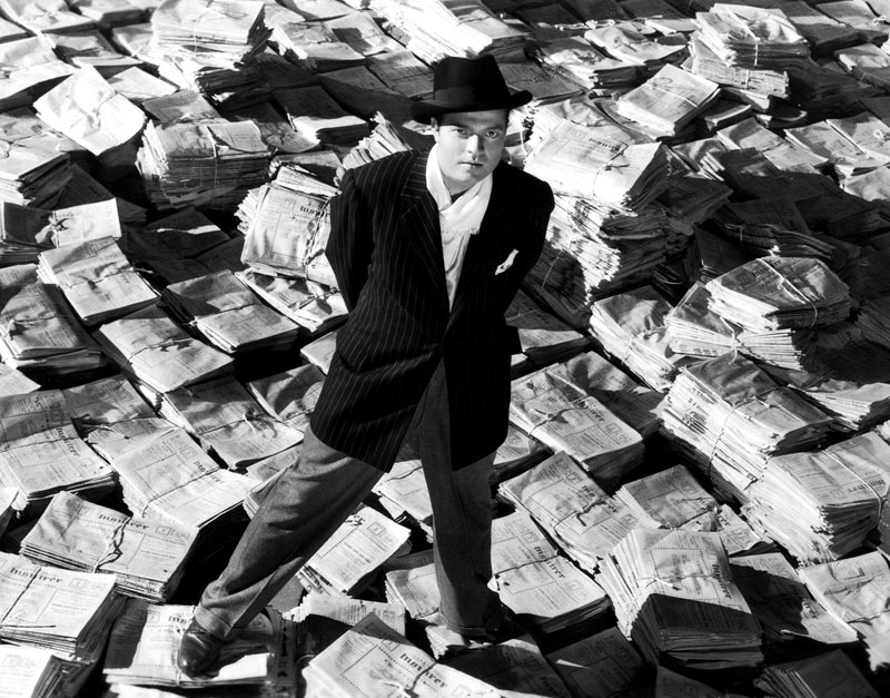 Orson Welles dans Citizen Kane