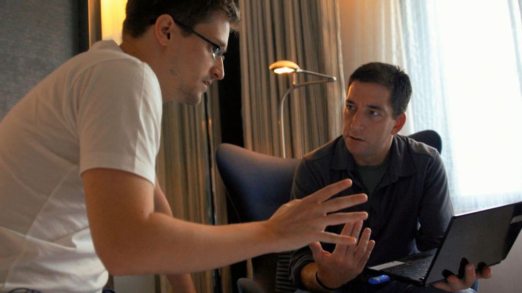 Edward Snowden, Glenn Greenwald  dans Citizenfour
