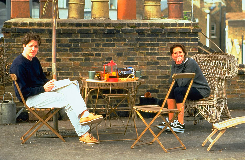 Julia Roberts, Hugh Grant dans Coup de foudre à Notting Hill