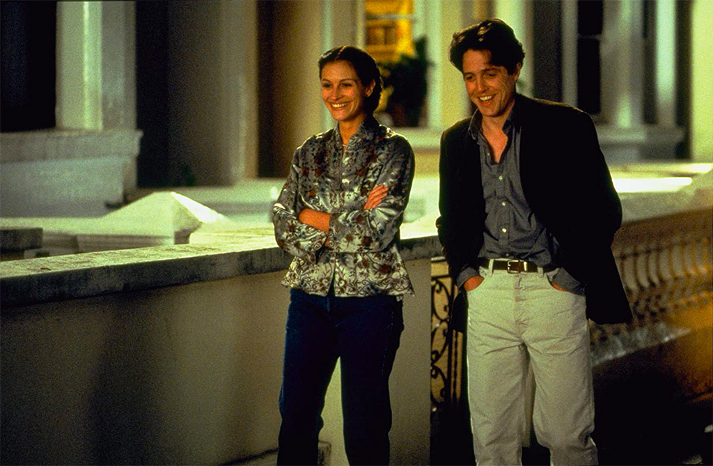 Julia Roberts, Hugh Grant dans Coup de foudre à Notting Hill