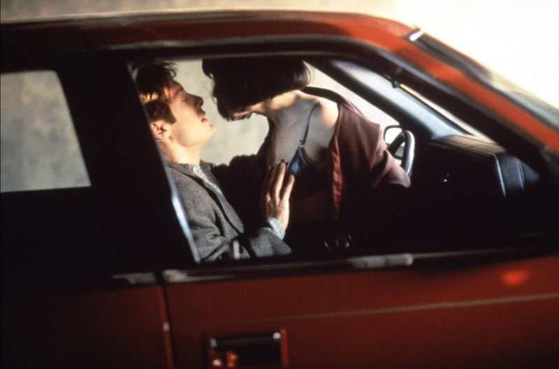 James Spader, Holly Hunter dans Crash