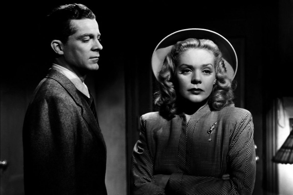 Dana Andrews, Alice Faye dans Crime passionnel