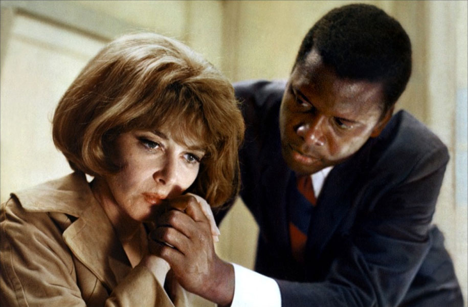 Sidney Poitier, Lee Grant dans Dans la chaleur de la nuit