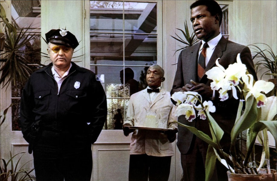 Sidney Poitier, Rod Steiger dans Dans la chaleur de la nuit