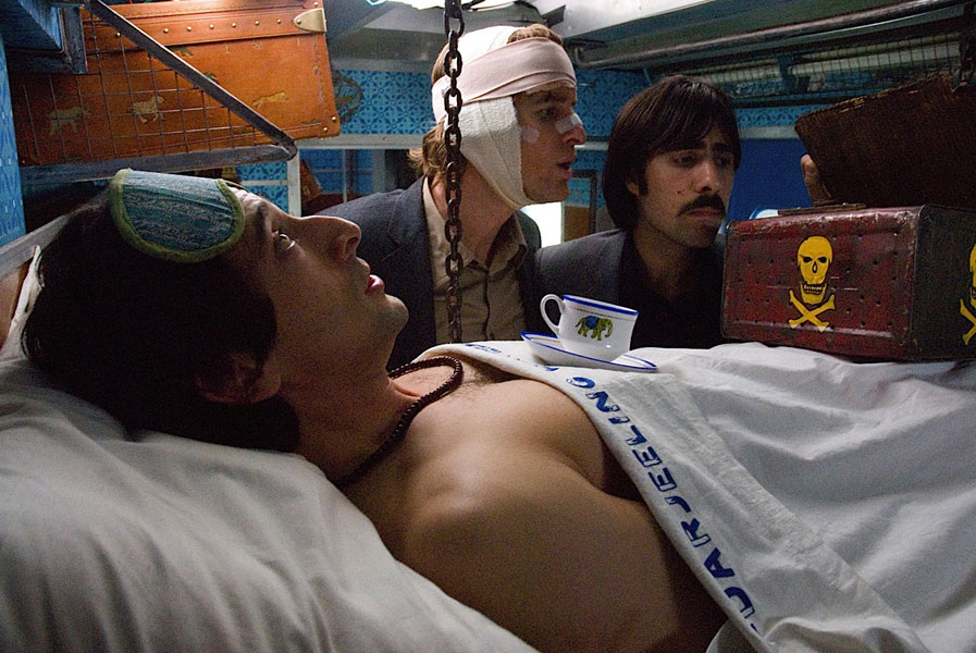  Owen Wilson, Adrien Brody, Jason Schwartzman dans A bord du darjeeling Limited