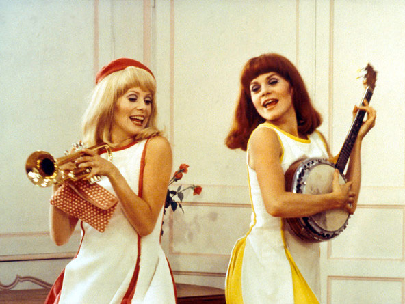 Catherine Deneuve, Françoise Dorléac dans Les Demoiselles de Rochefort