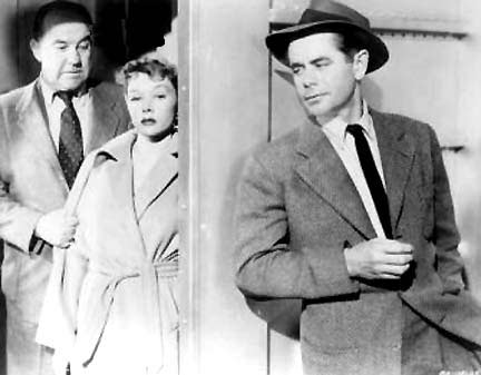 Glenn Ford, Gloria Grahame, Broderick Crawford,  dans Désirs Humains