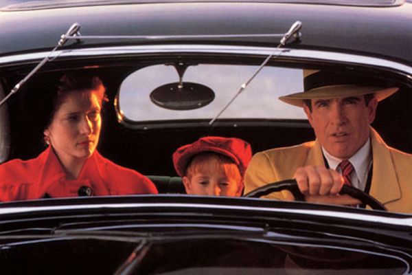Glenne Headly, Warren Beatty, Charlie Korsmo dans Dick Tracy