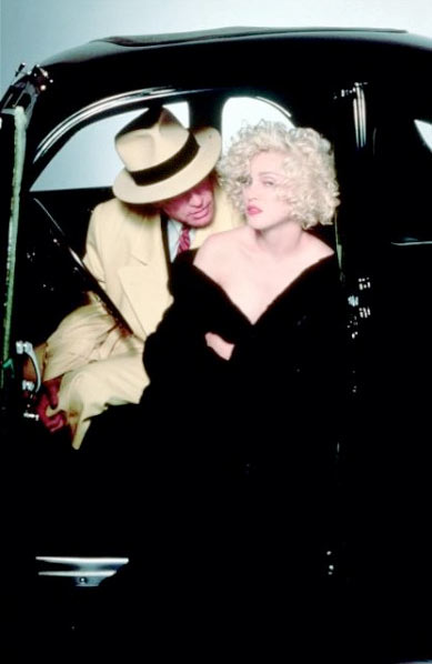 Madonna, Warren Beatty dans Dick Tracy