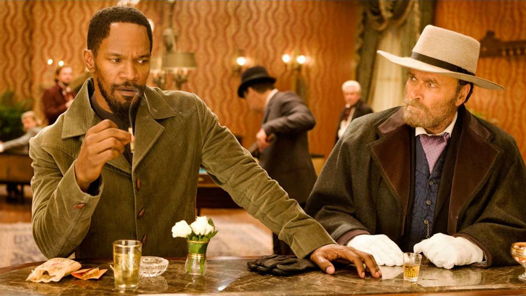 Jamie Foxx, Franco Nero dans Django Unchained