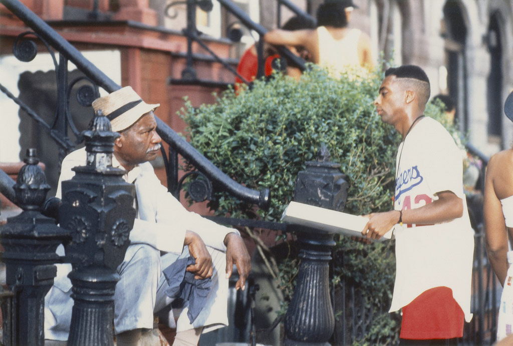 Spike Lee, Ossie Davis dans Do the right thing