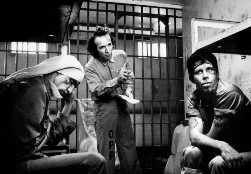 Tom Waits, John Lurie, Roberto Benigni dans Down by law