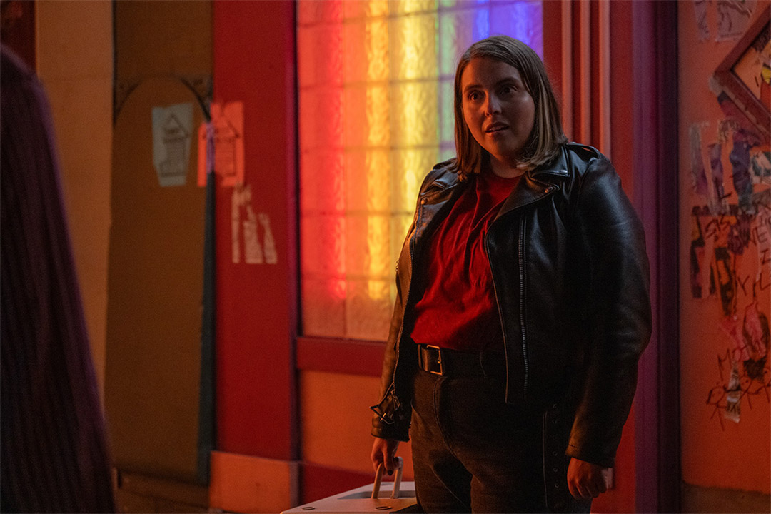 Beanie Feldstein dans Drive-Away Dolls © 2023 Focus Features. LLC