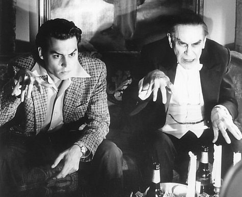 Johnny Depp, Martin Landau dans Ed Wood