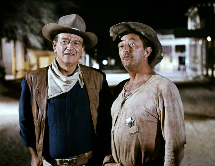 John Wayne, Robert Mitchum dans El Dorado