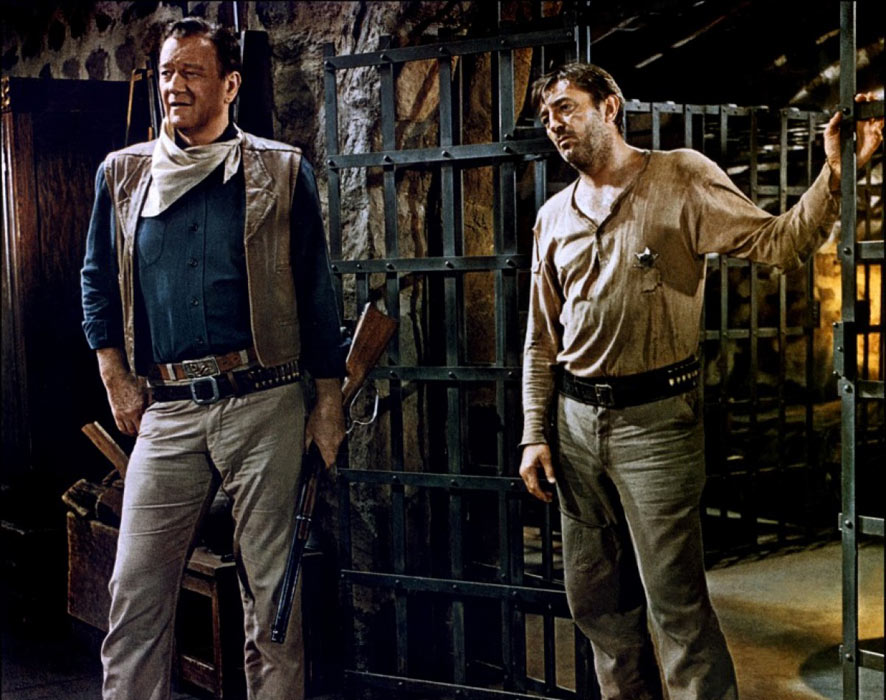 John Wayne, Robert Mitchum dans El Dorado