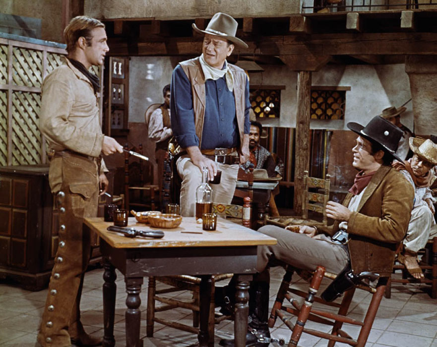 John Wayne, Robert Mitchum dans El Dorado