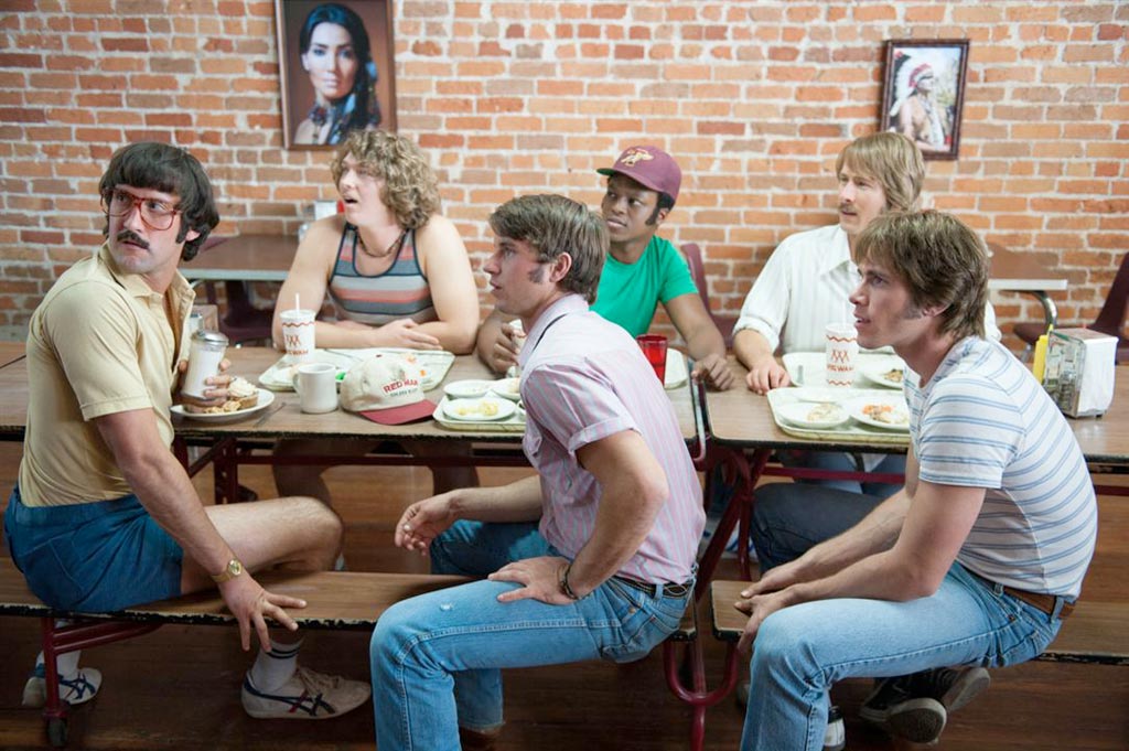 Blake Jenner, Glen Powell, J. Quinton Johnson, Juston Street, Tanner Kalina dans Everybody wants some !!