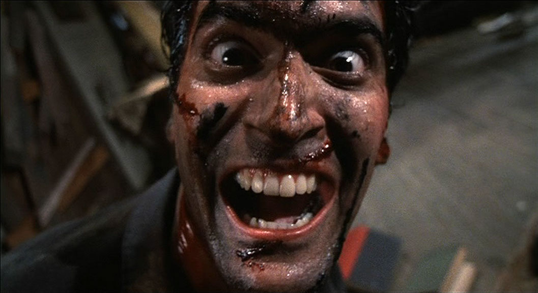 Bruce Campbell dans Evil Dead 2