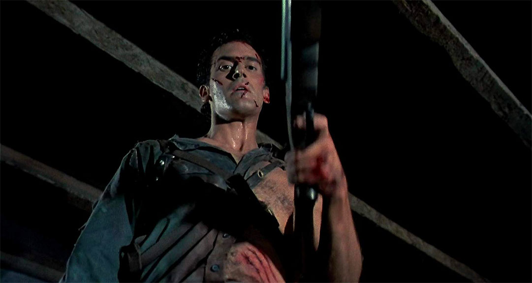 Bruce Campbell dans Evil Dead 2