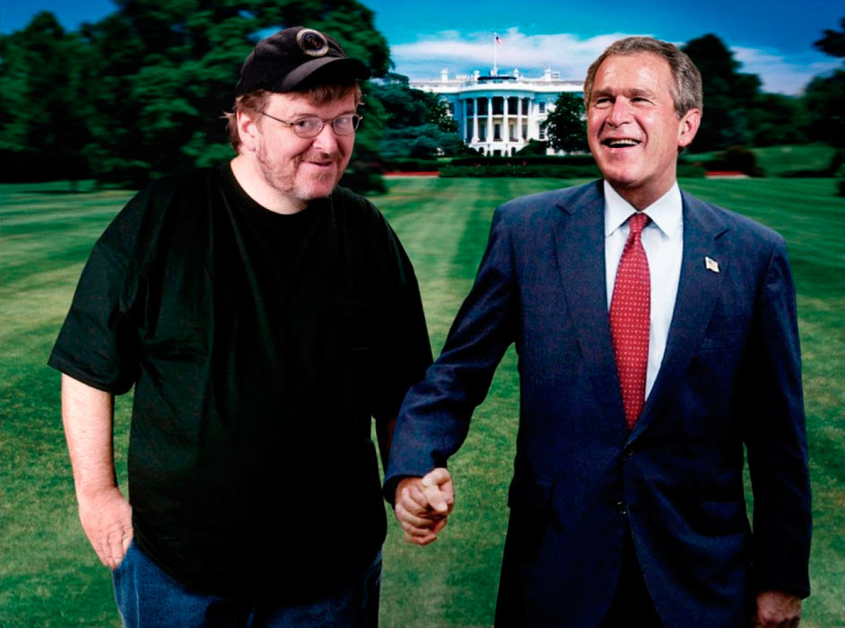 George W. Bush, Michael Moore dans fahrenheit 9/11