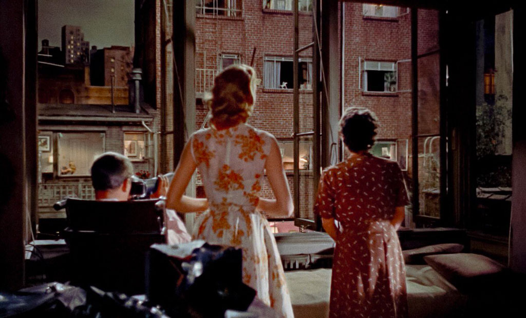 James Stewart, Grace Kelly dans Fenêtre sur cour