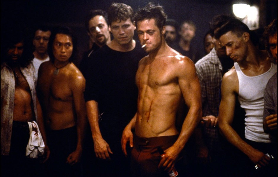 Brad Pitt dans Fight Club