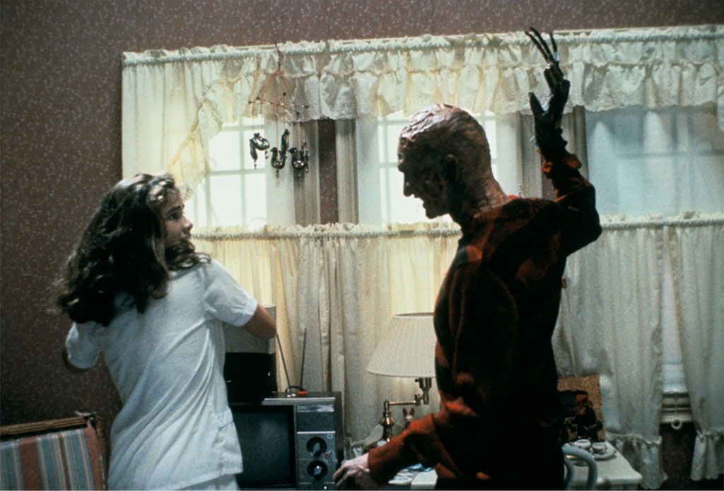 Robert Englund, Heather Langenkamp dans Freddy - Chapitre 1 : les griffes de la nuit